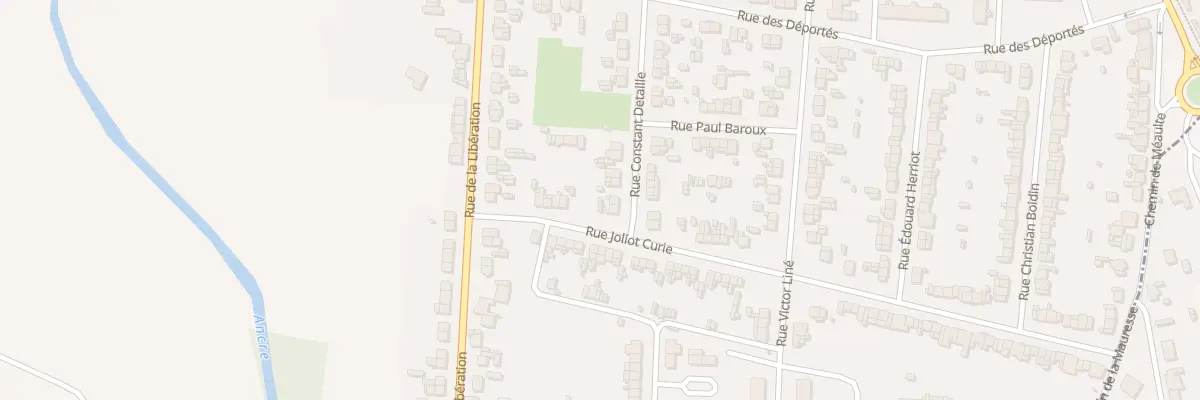 Plan du 22 Rue Constant Detaille à Albert