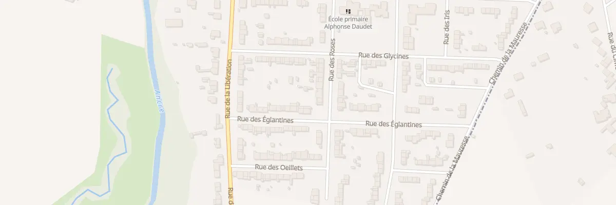 Plan du 29 Rue des Églantines à Albert