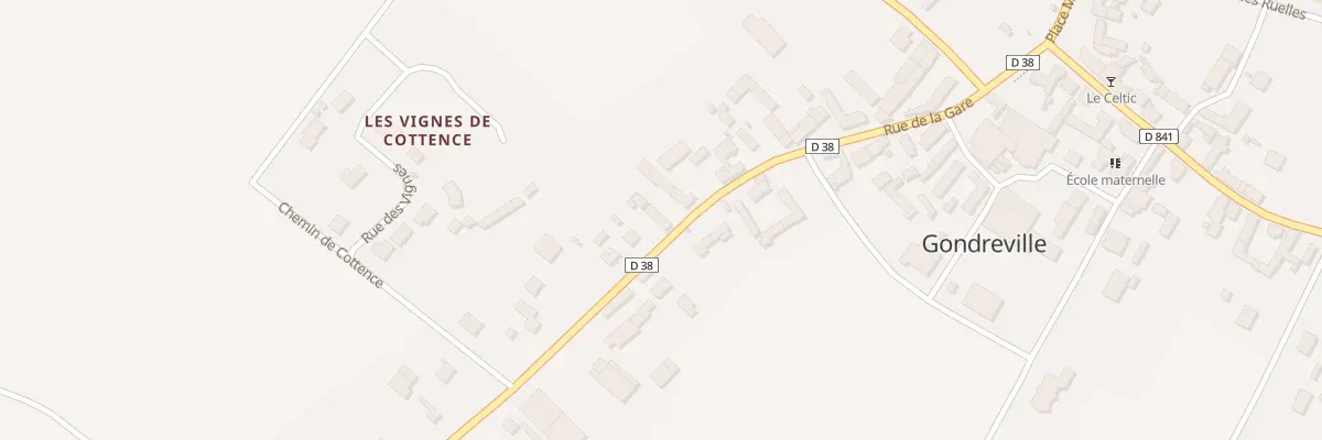 Plan du 28 Rue de la Gare à Gondreville