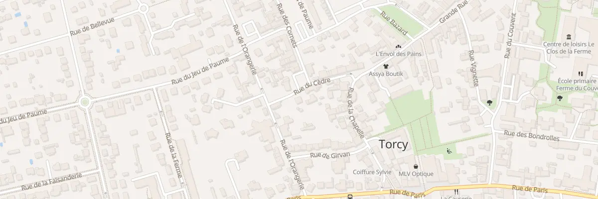 Plan du 11 Rue du Cèdre à Torcy