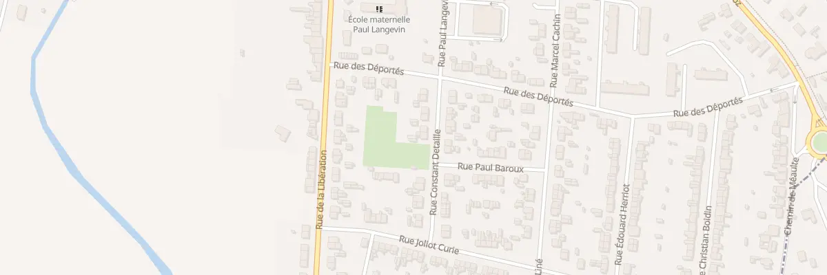 Plan du 12 Rue Constant Detaille à Albert