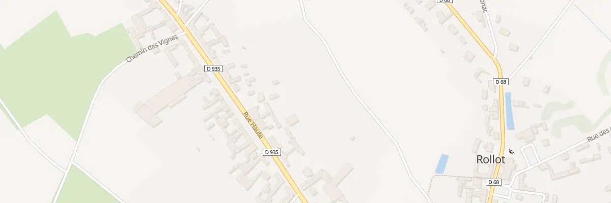 Plan du 38 Rue Haute à Rollot