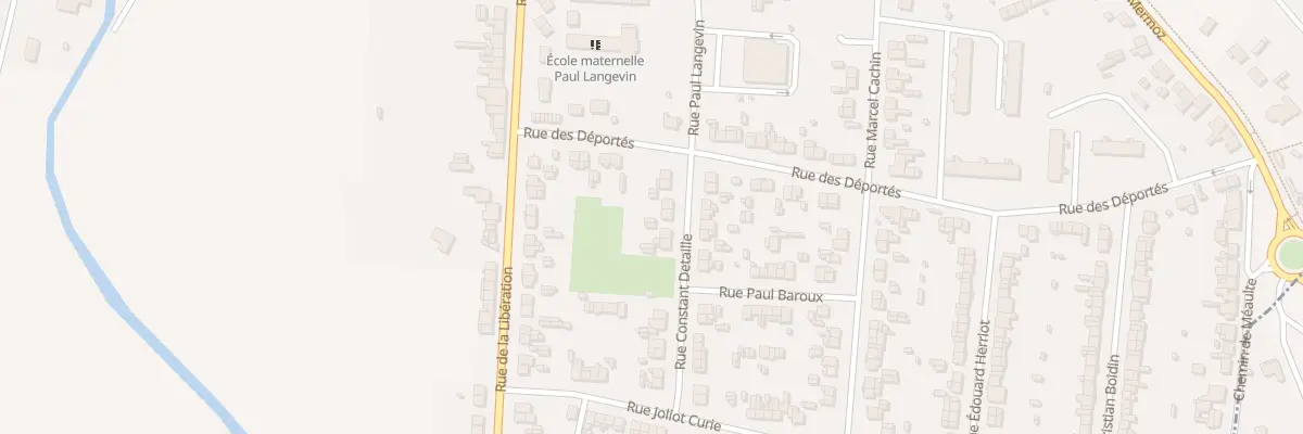 Plan du 8 Rue Constant Detaille à Albert