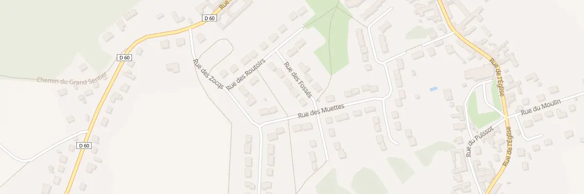 Plan du 84 Rue des Fossés à Grandfresnoy