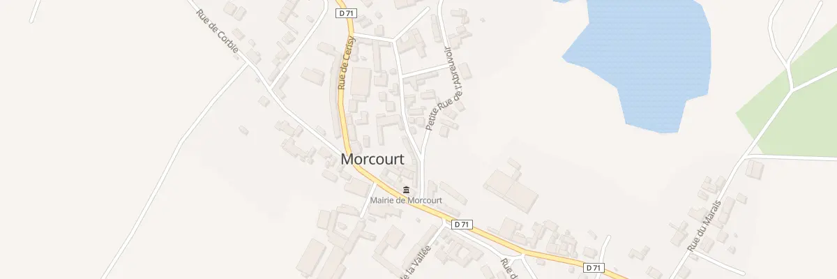 Plan du 3 Ptr Petite Rue de l’Abreuvoir à Morcourt