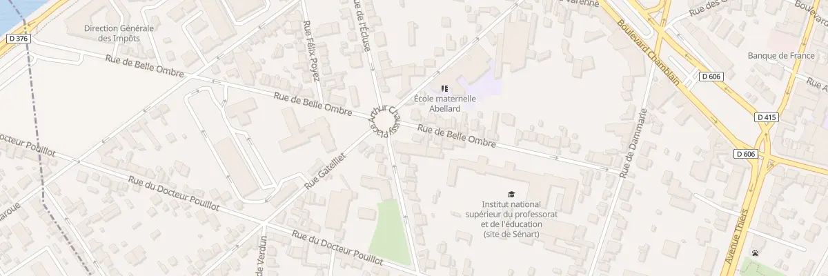 Plan du 11 Rue de Belle Ombre à Melun