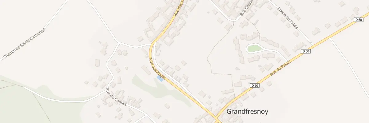 Plan du 136 Rue des Auges à Grandfresnoy