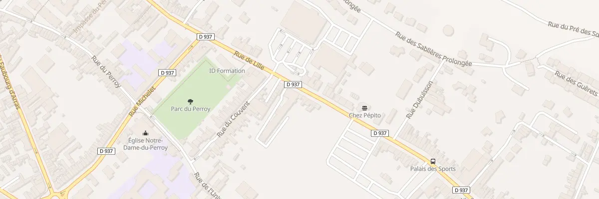 Plan du 678 Rue de Lille à Béthune