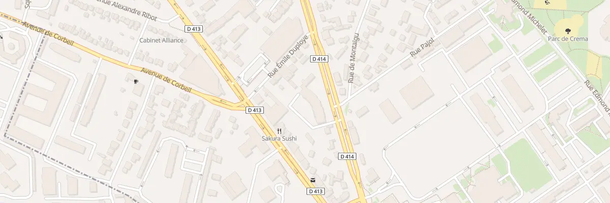 Plan du 23 Av Georges Pompidou à Melun