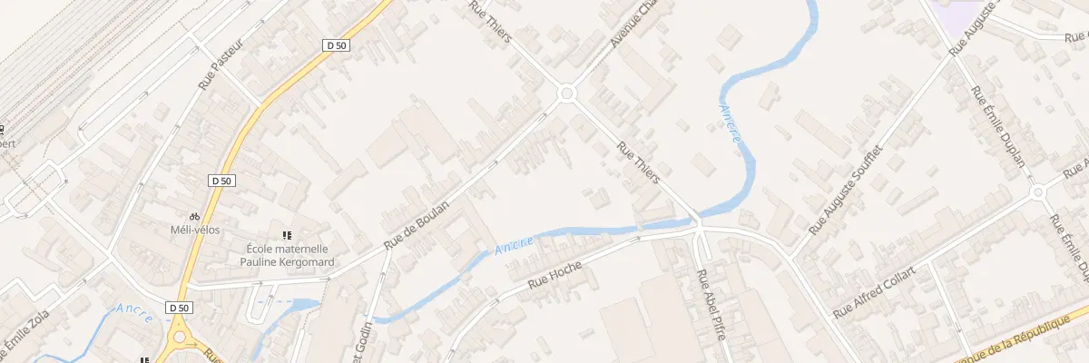 Plan du 58 Rue de Boulan à Albert