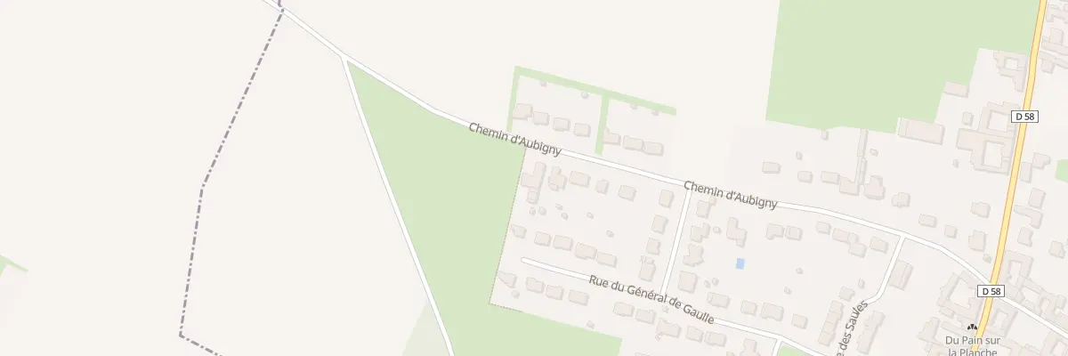 Plan du 23 Che d’Aubigny à Acq