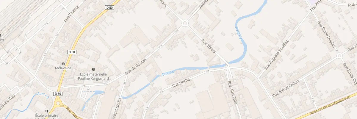 Plan du 54 Rue de Boulan à Albert