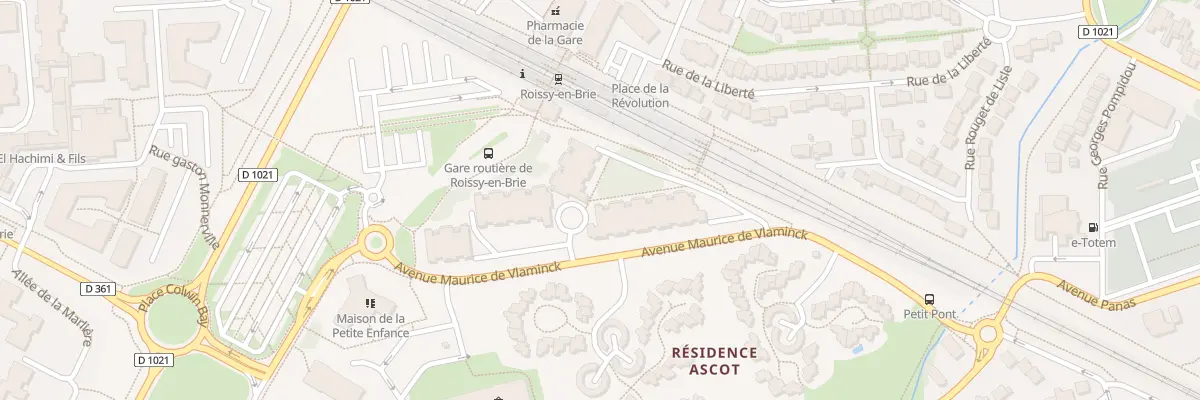 Plan du 5 Pl de la Gare à Roissy-en-Brie