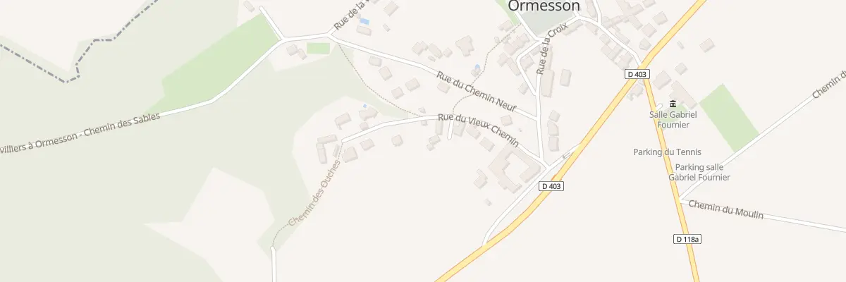 Plan du 7 Rue du Vieux Chemin à Ormesson