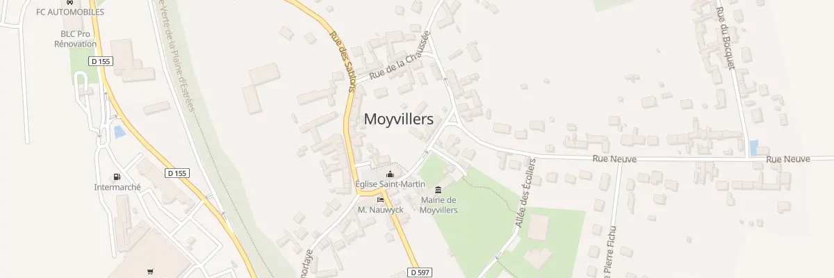 Plan du 69 Rue Neuve à Moyvillers