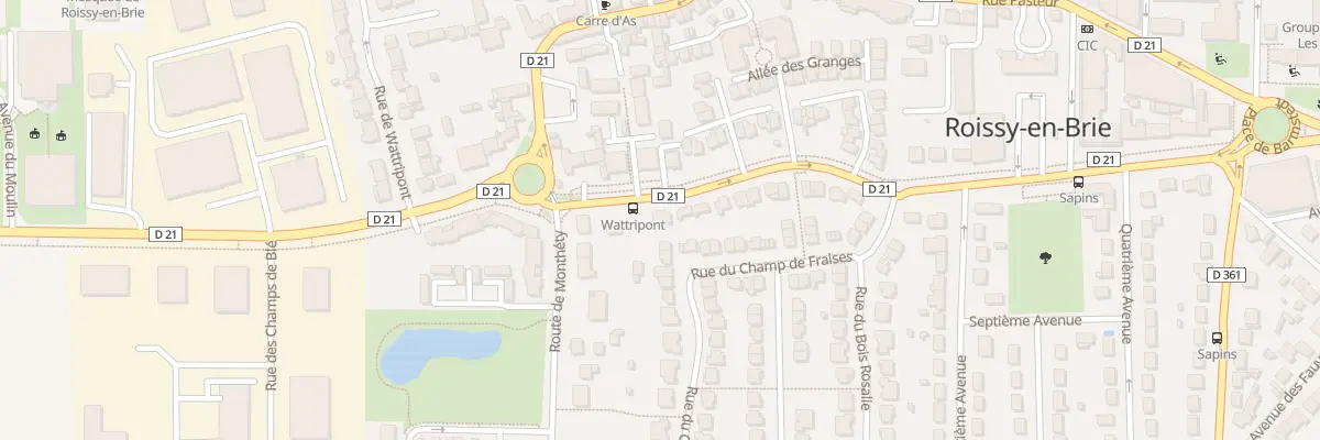 Plan du 39 Première Avenue à Roissy-en-Brie