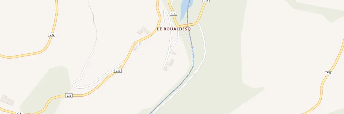 Plan du 5240 Le Roualdesq à Flavin