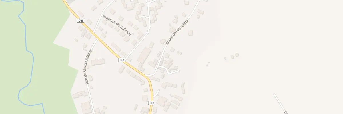 Plan du 8 Rte de Pierrefitte à Vailly-sur-Sauldre