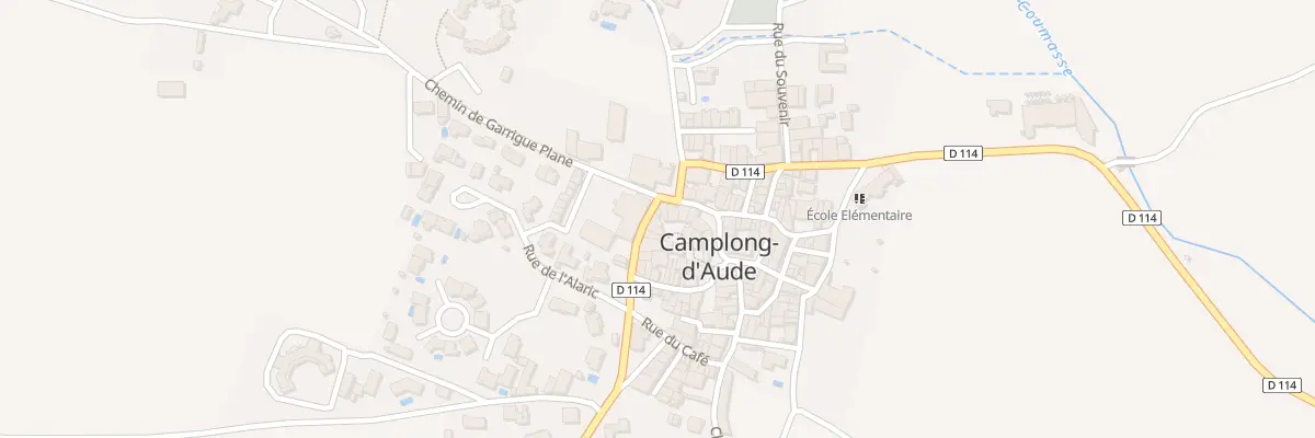 Plan du 14 Che de Lagrasse à Camplong-d’Aude