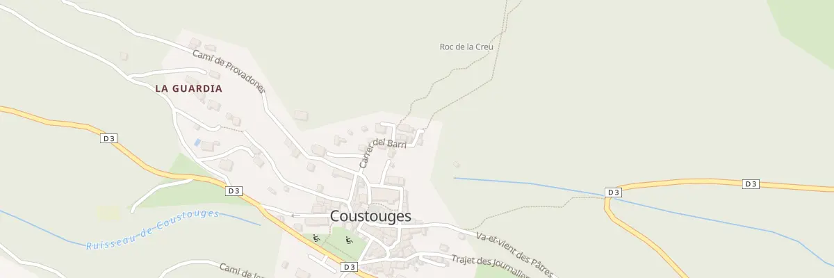 Plan du 48 Lous Escales à Coustouges