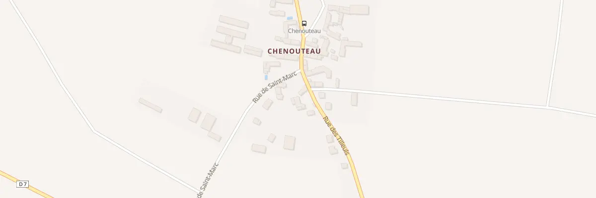 Plan du 7 Rue des Tilleuls à Chenou