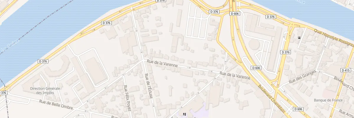 Plan du 12B Rue de la Varenne à Melun