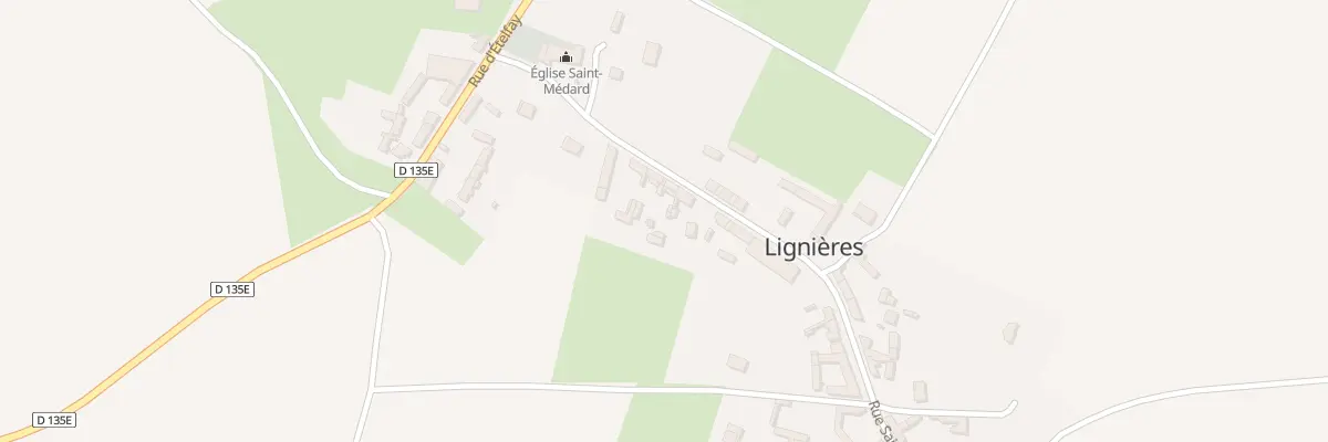 Plan du 10 Rue St Marc à Lignières
