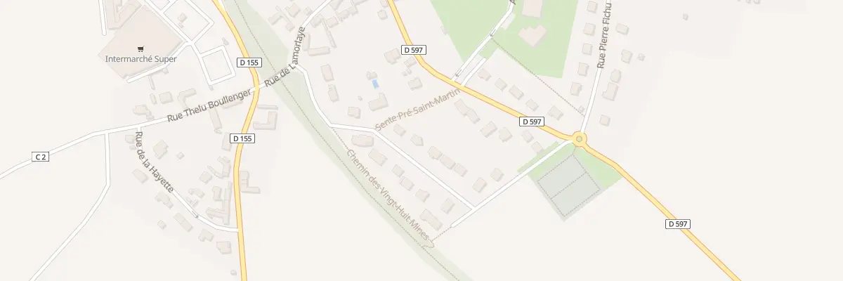 Plan du 220 Rue Pierre Teilhard de Chardin à Moyvillers