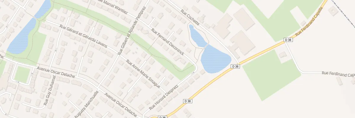 Plan du 3 Rue Fernand Deconinck à Merville