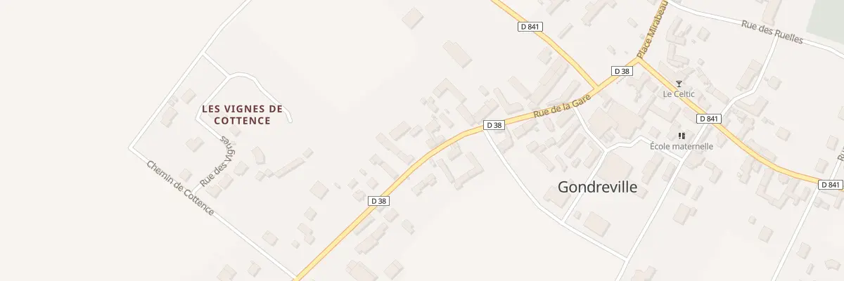 Plan du 22 Rue de la Gare à Gondreville