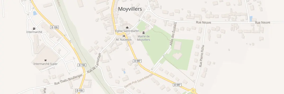 Plan du 24 Rue de l’Eglise à Moyvillers