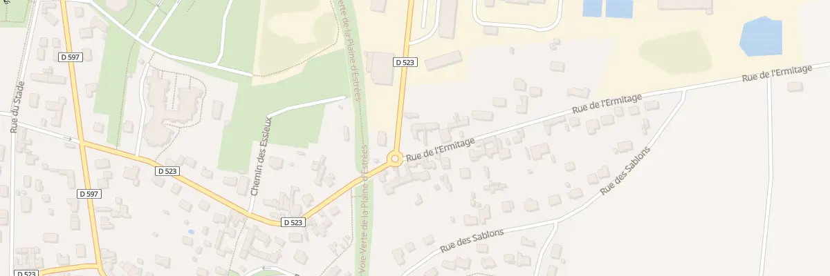 Plan du 33 Rue de l’Ermitage à Estrées-Saint-Denis