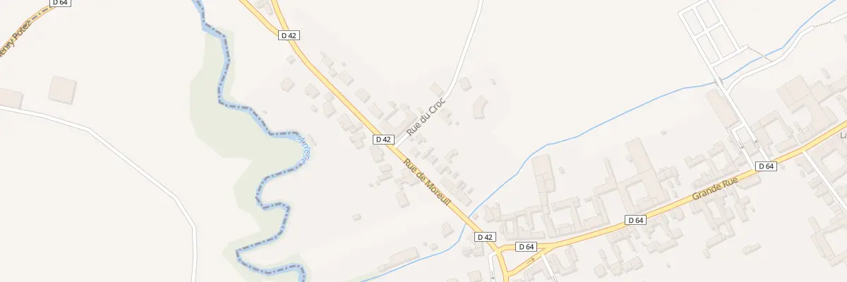 Plan du 14 Rue de Moreuil à Méaulte