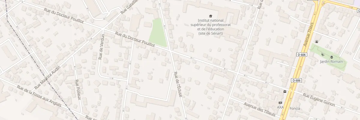 Plan du 29 Rue du Docteur Pouillot à Melun