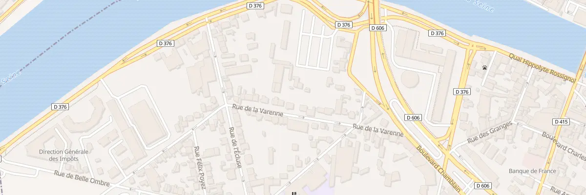 Plan du 10T Rue de la Varenne à Melun