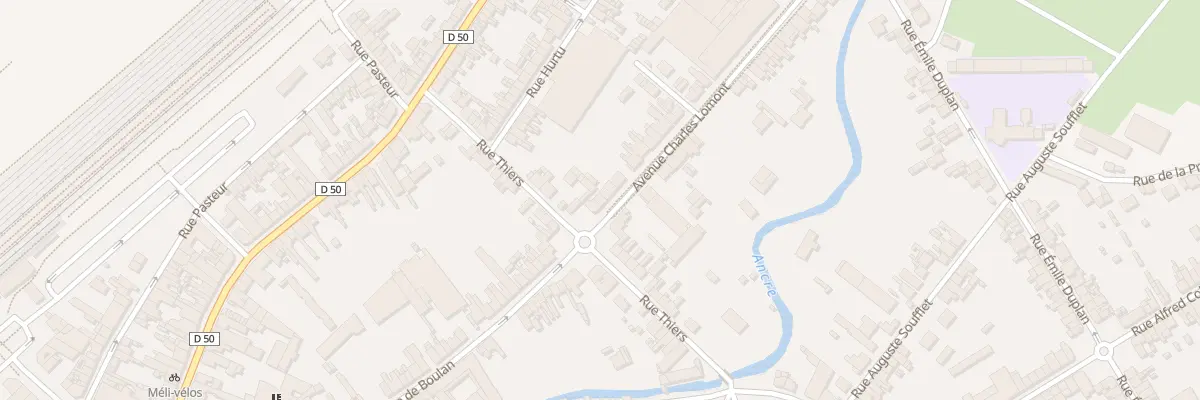 Plan du 1 Av Charles Lomont à Albert