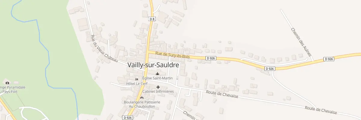 Plan du 19 Pl du 8 Mai 1945 à Vailly-sur-Sauldre