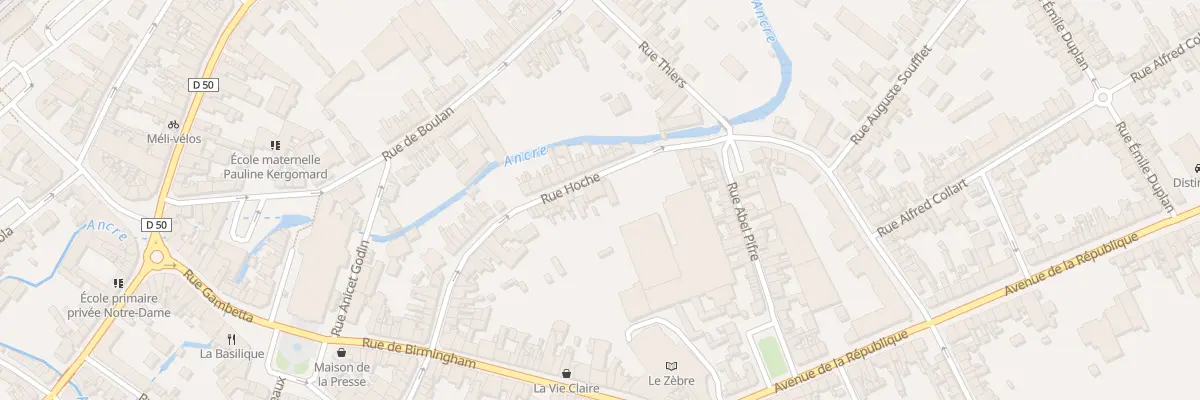 Plan du 58 Rue Hoche à Albert