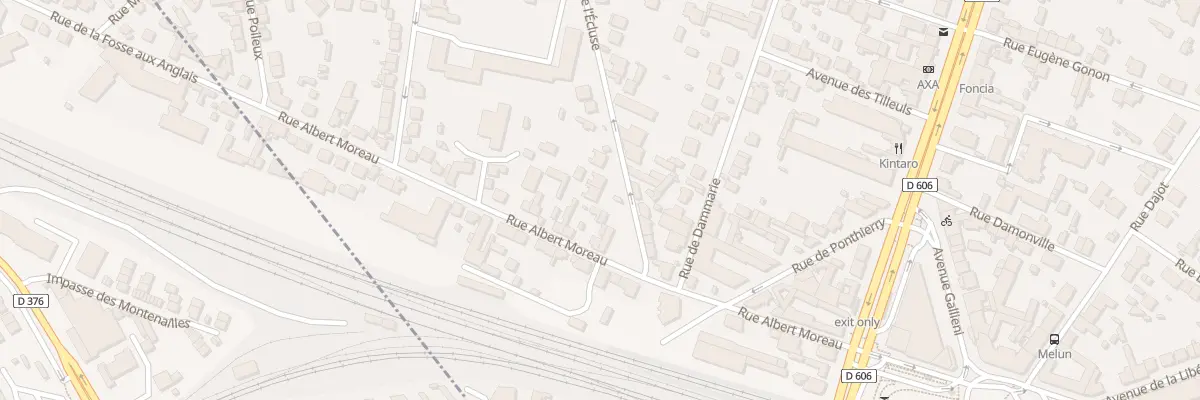 Plan du 76 Rue de l’Ecluse à Melun