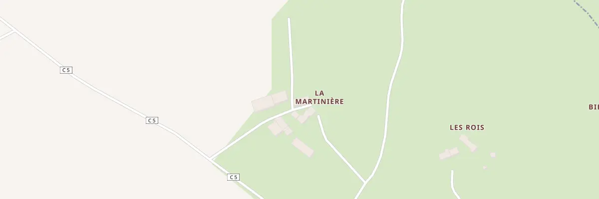 Plan du 1 La Martiniere à Barlieu