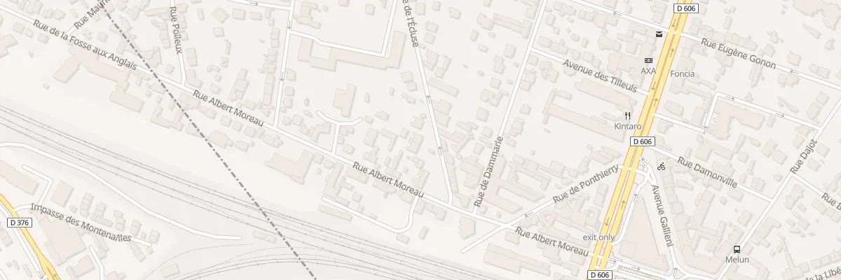 Plan du 74 Rue de l’Ecluse à Melun