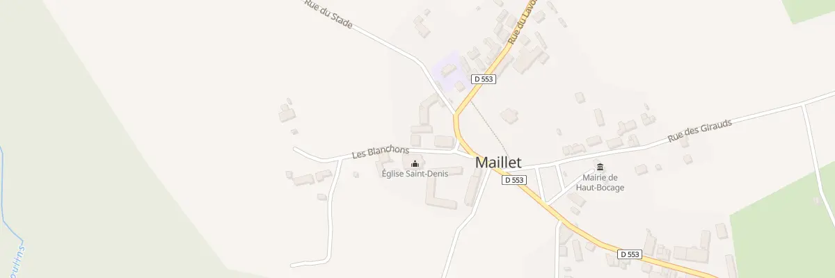 Plan du 2 Les Blanchons à Haut-Bocage
