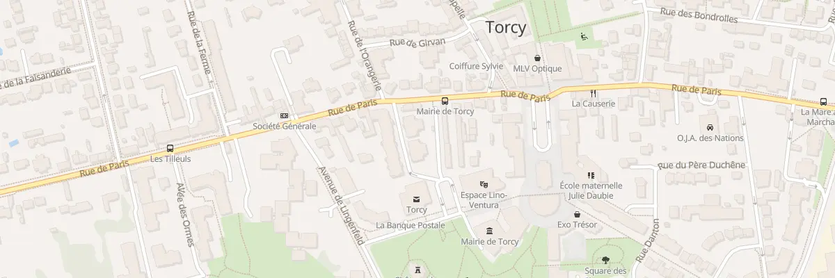 Plan du 1 All Gaston Defferre à Torcy
