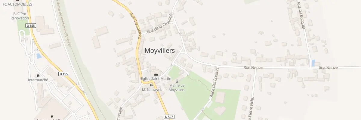 Plan du 88 Rue de l’Eglise à Moyvillers