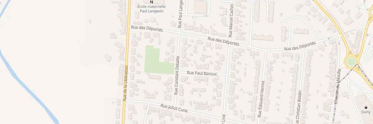 Plan du 11 Rue Constant Detaille à Albert