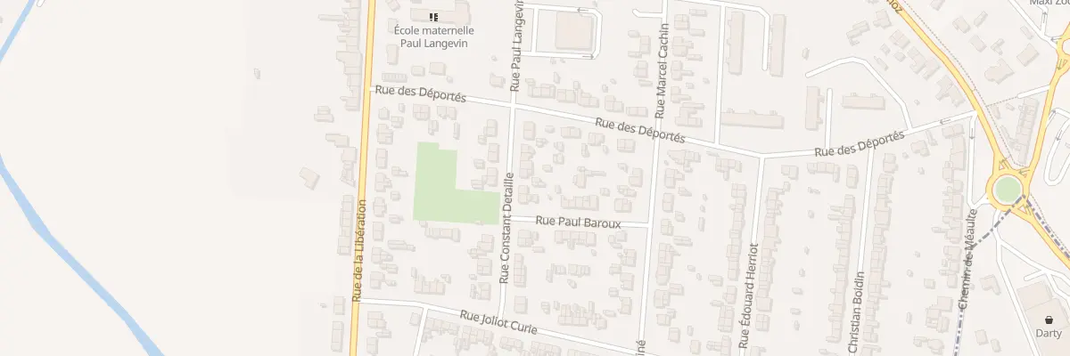 Plan du 9 Rue Constant Detaille à Albert