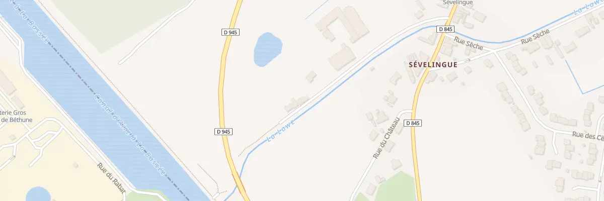 Plan du 23 Rue de Sévelingue à Essars