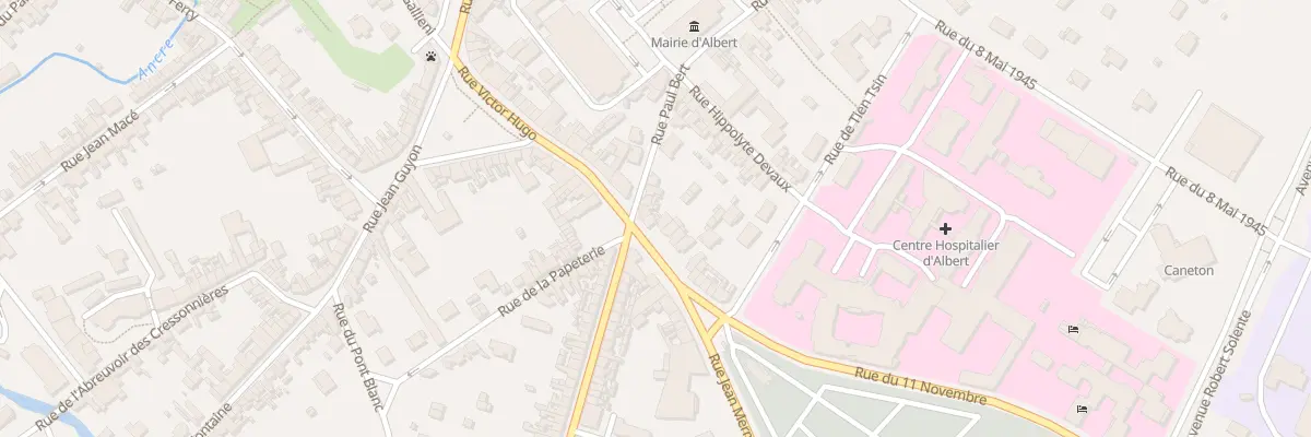 Plan du 57 Rue Victor Hugo à Albert