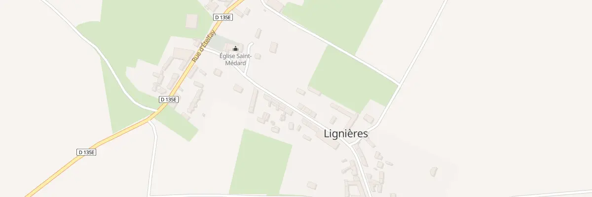 Plan du 1 Rue Saint Marc à Lignières
