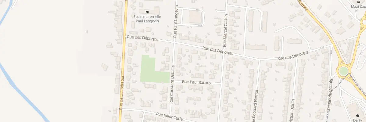 Plan du 5 Rue Constant Detaille à Albert